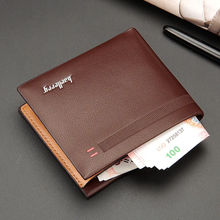 Men's Slim Leisure Business Soft PU Leather Wallet