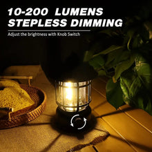 Outdoor Multi-functional Lantern Solar Light, Rechargeable Portable Lamp