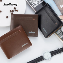 Men's Slim Leisure Business Soft PU Leather Wallet