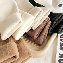 5 Pairs Unisex Fleece-Lined Thermal Winter Socks - Soft Warm Elastic Floor Socks