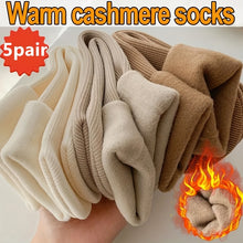 5 Pair Men Winter Warm Soft Thick Fleece Thermal Socks