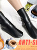 2 Pairs Winter Warm PU Leather Thermal Non-Slip Indoor Soft Floor Socks