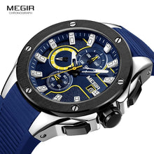 MEGIR 2053 Luxury Sports Waterproof Chronograph Watch