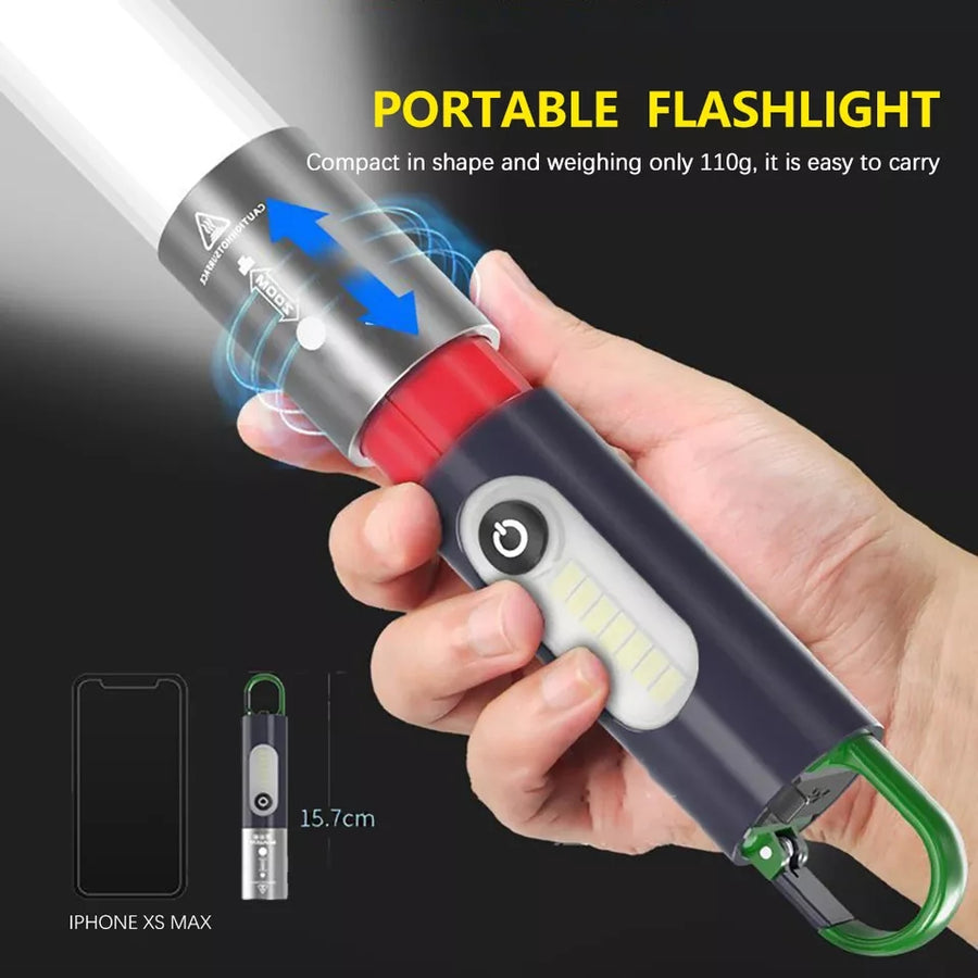 Digital Thunder XST-836, Rechargeable Waterproof Torch FlashLight– arzaan.pk