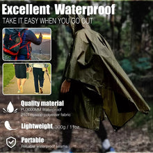 Lightweight Waterproof Poncho RainCoat with Hood