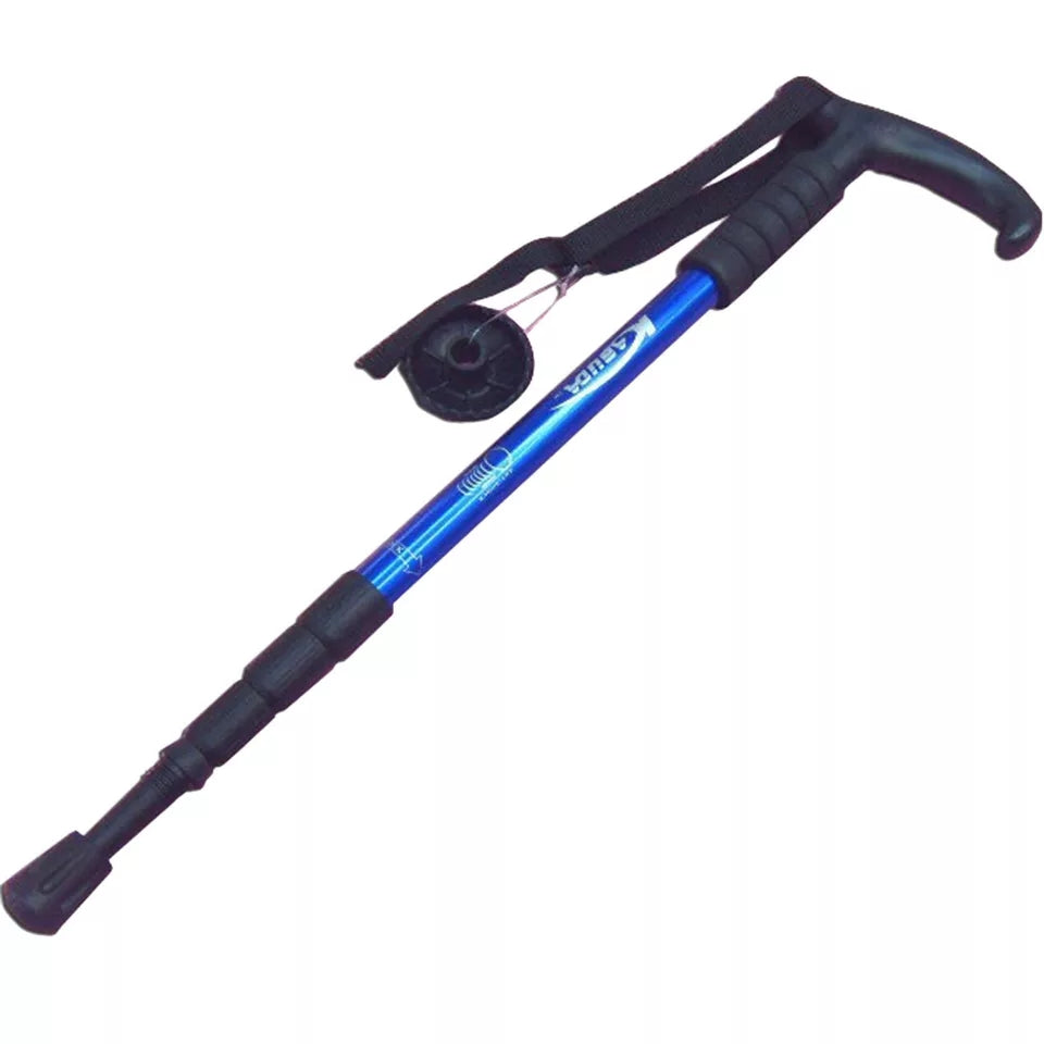 Ultra-light Aluminum Alloy Folding Stick for Hiking, Trekking– arzaan.pk