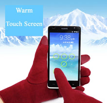 New Fashion Women Winter Warm Windproof Cashmere Full Finger Gloves