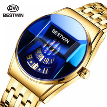 BESTWIN Brand Men's Quartz Luxury Waterproof Wristwatch