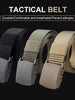Men's Tactical Belt Heavy Duty Webbing Belt Adjustable Nylon Belt