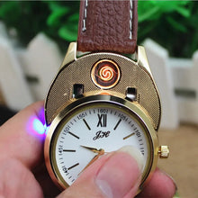 Rechargeable UNIQUE USB Laighter Windproof Wristwatch