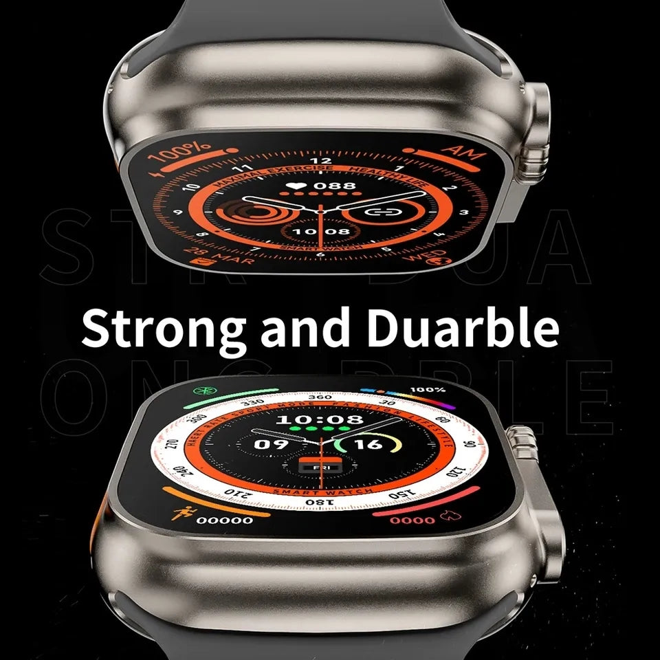Watch 8Ultra Smart Watch, Compatible With iPhone & Android Premium Q