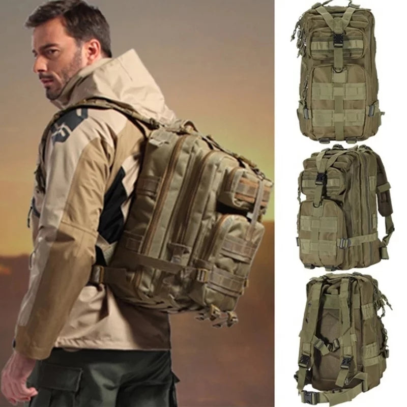 Tactical Backpack Bag Large 3 Day Military Army Outdoor Assault Pack R ...