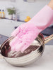 Magic Silicone Dish Washing Rubber Gloves Heat Resistant