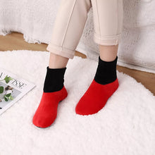 2 Pairs Women Winter Warm Non-Slip Indoor Floor Socks Soft Home Velvet Slipper Socks