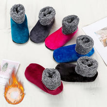 2 Pairs Women Winter Warm Non-Slip Indoor Floor Socks Soft Home Velvet Slipper Socks