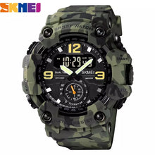 SKMEI 1637 Men Digital Watch 3 Time Casual Sport Style Waterproof Wristwatch