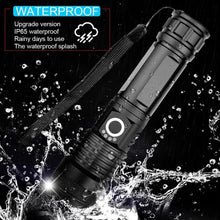 Super Bright Long Range Flashlight High Performance Battery