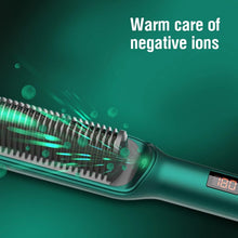 Hair Straightener Comb, Fast Ceramic Heating Ionic Straightening Brush