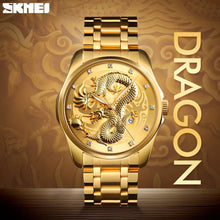 SKMEI Dragon Men Analog Digital Stainless Steel Business Watch