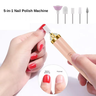 Salon Nails Kit, Electronic Rechargeable Nail File and Full Manicure and Pedicure Tool