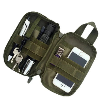 600D Nylon Tactical Bag Outdoor Molle Military Waist Fanny Pack Mobile Phone Pouch