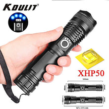 Super Bright Long Range Flashlight High Performance Battery
