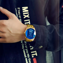 BESTWIN Brand Men's Quartz Luxury Waterproof Wristwatch