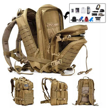 50L Men's Outdoor Sports Tactical Backpack, Rucksacks
