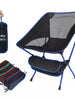 Ultralight Folding Camping Chair Fishing Picnic Hiking Chair Outdoor Tools Travel Foldable Beach Seat Chair