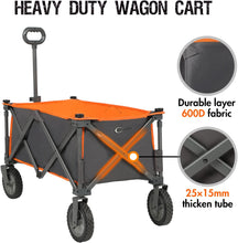 Portable Folding Wagon Cart Ourdoor Camping Heavy Duty Utility Cart