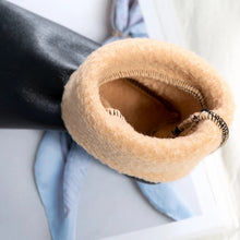 2 Pairs Winter Warm PU Leather Thermal Non-Slip Indoor Soft Floor Socks