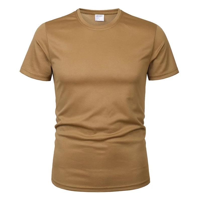 Tactical Men's Military Short Sleeve T-Shirt–