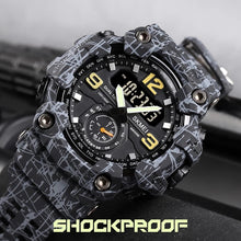 SKMEI 1637 Men Digital Watch 3 Time Casual Sport Style Waterproof Wristwatch