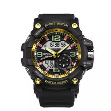 S-Shock Sports Waterproof Dual Time WristWatch