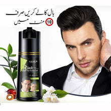 Lichen Black Hair Color Shampoo for Men, Women