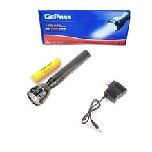 Gepass Rechargeable LED Flash Light | High Power Portable Waterproof LED Flashlight Torch Searching Lamp